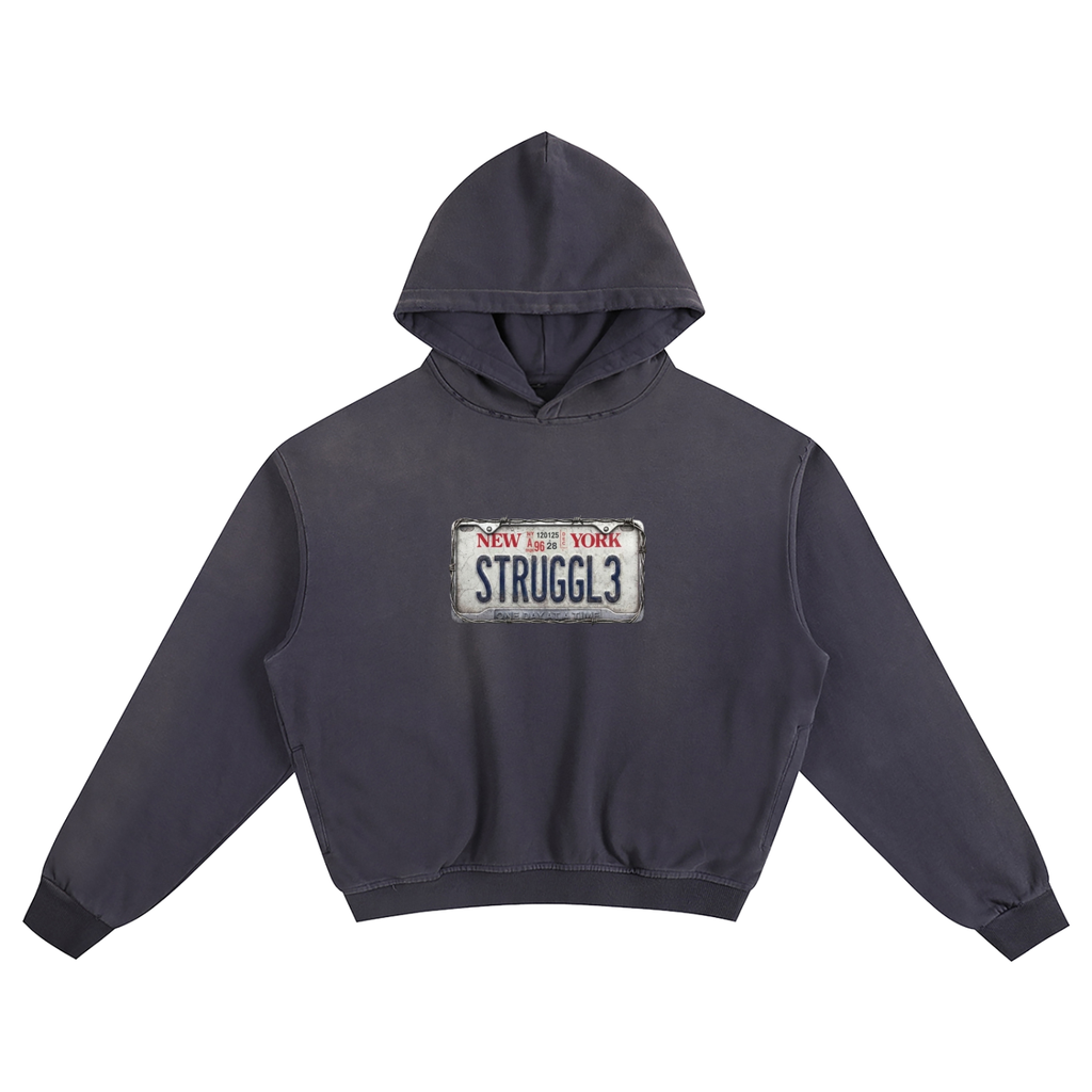 STRUGGL3 Boxy Hoodie