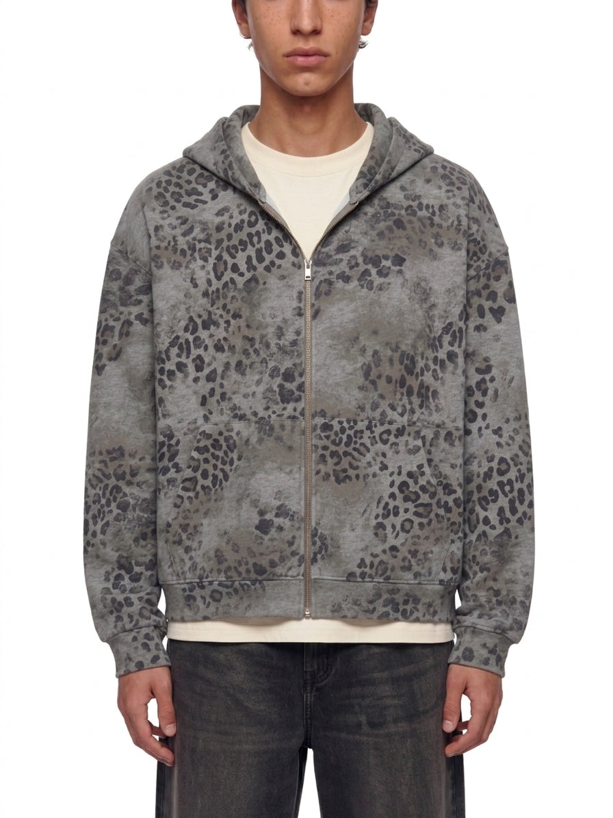 Shadow Pelt Zip Hoodie