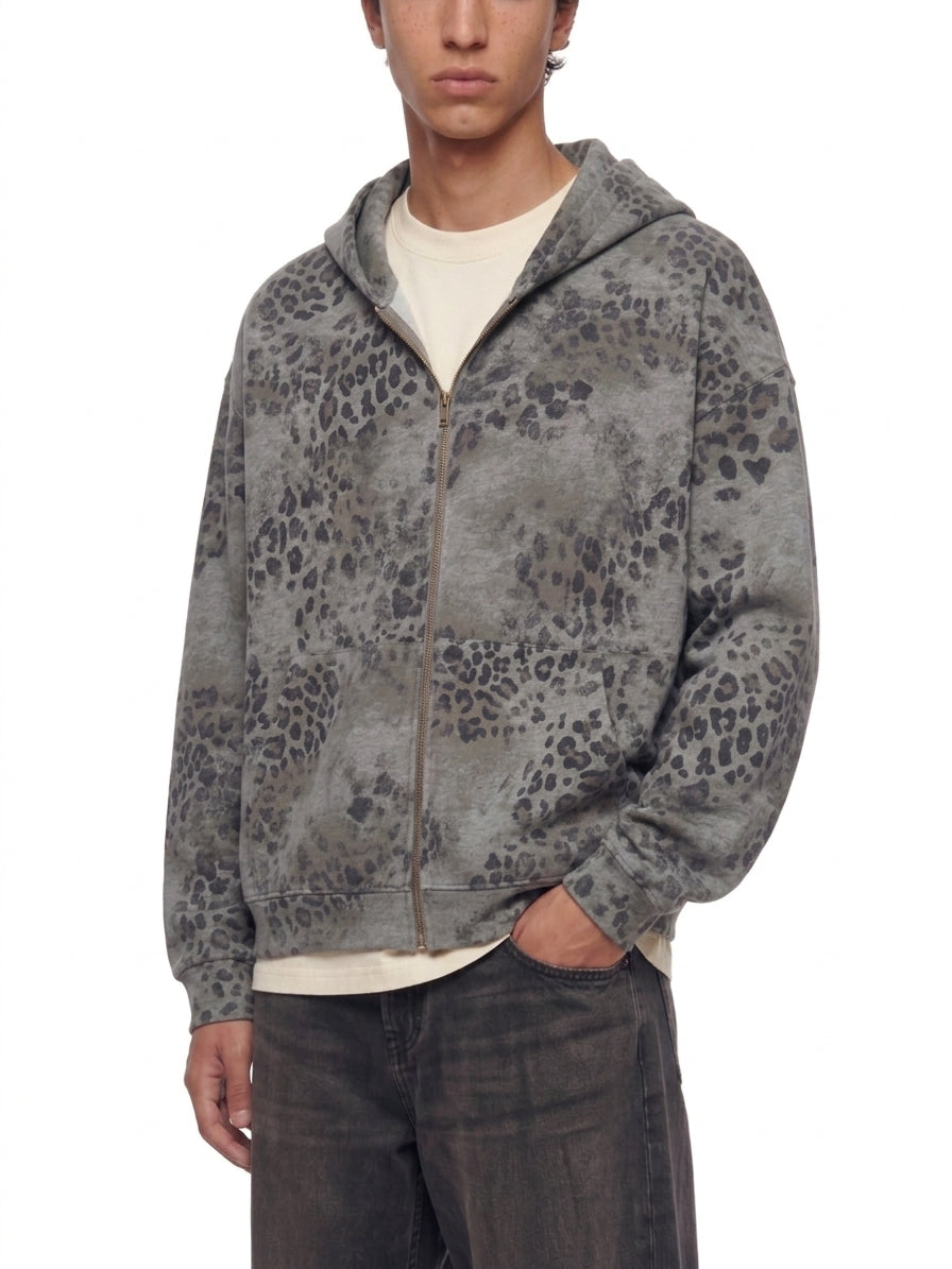 Shadow Pelt Zip Hoodie